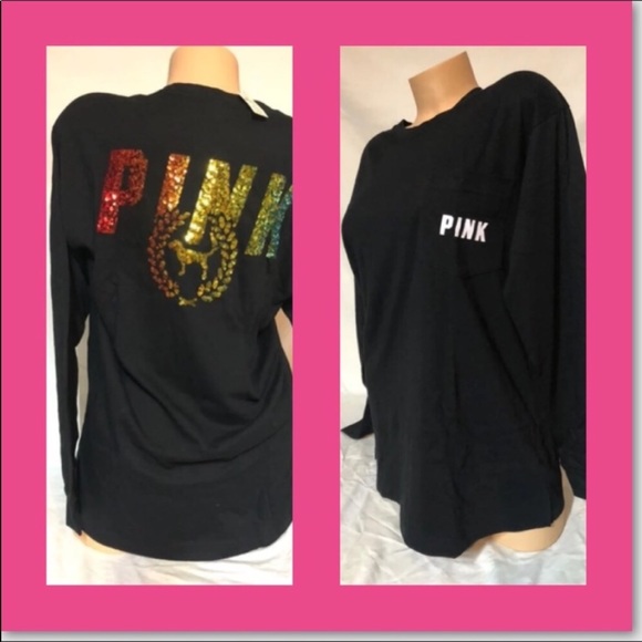 PINK Victoria's Secret Tops - PINK VS Bling Tee